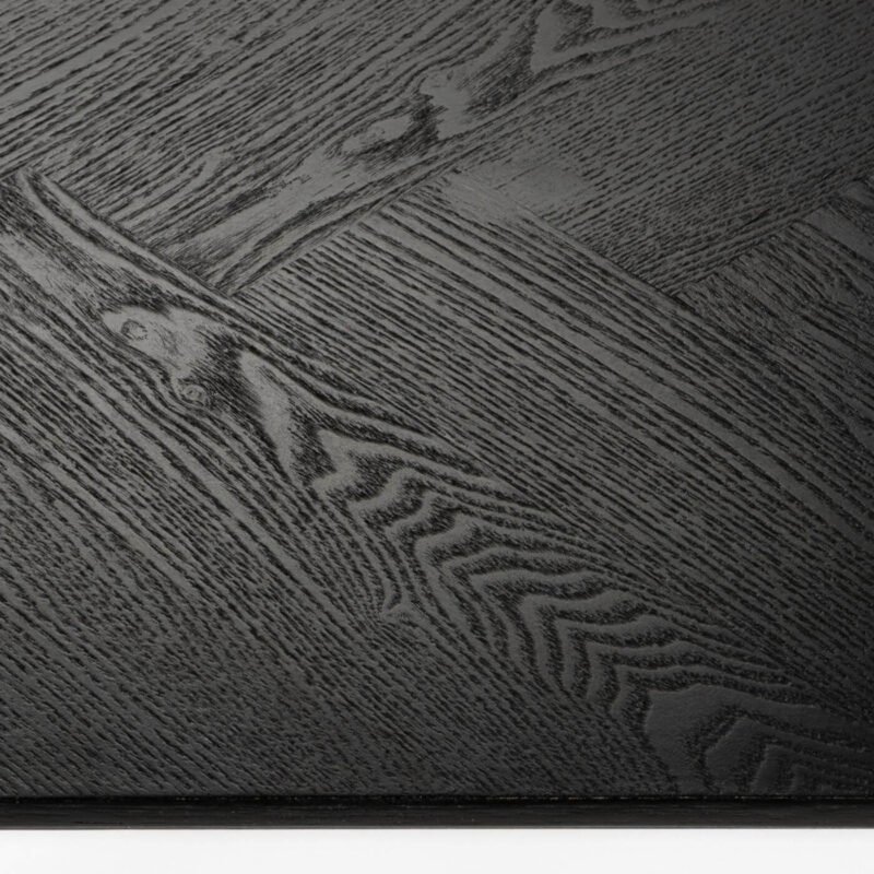 table à manger fabio - 180 cm - noir – image 2