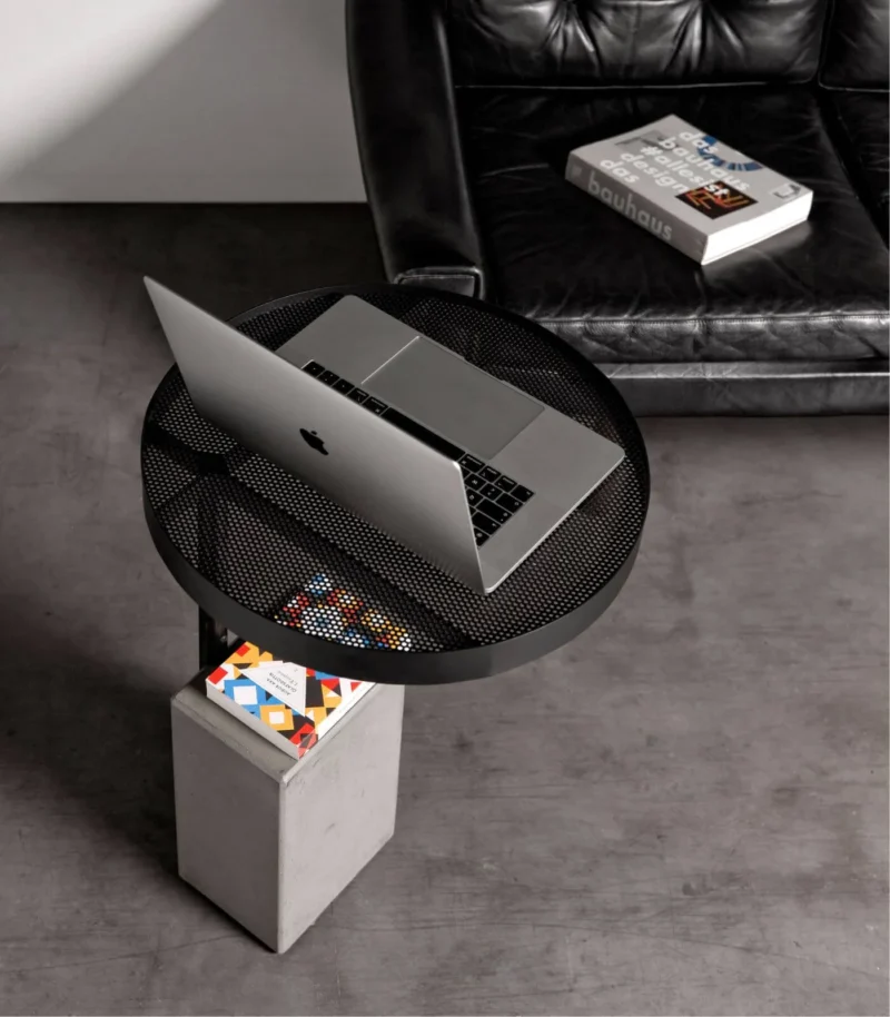 table d'appoint twist - lyon béton