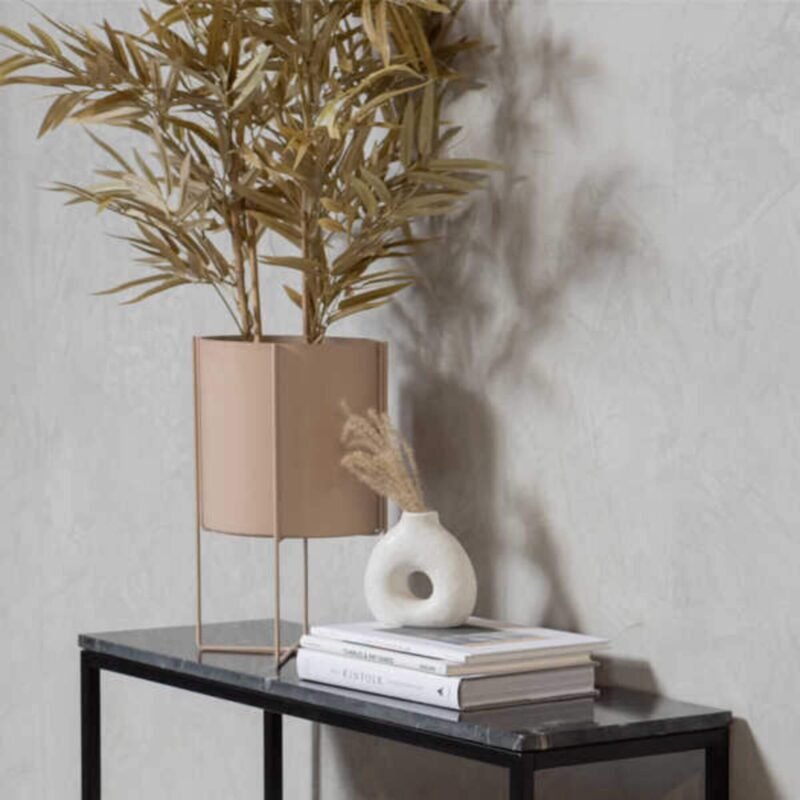 cache-pot arda - rose - h 40 cm x ø 24 cm – image 2