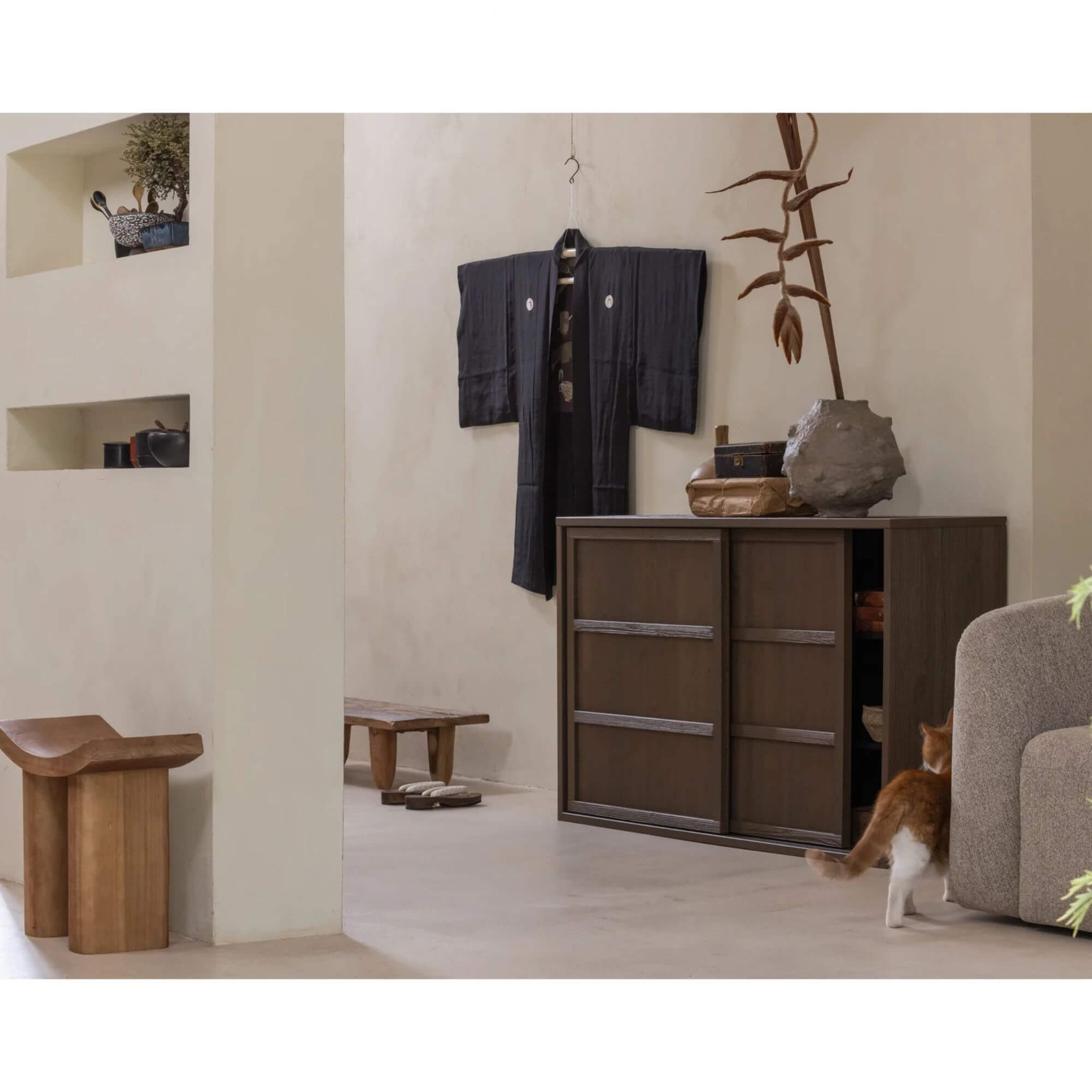 tabouret japan - h 45 x l 50 cm 2 tabouret japan - h 45 x l 50 cm – image 2