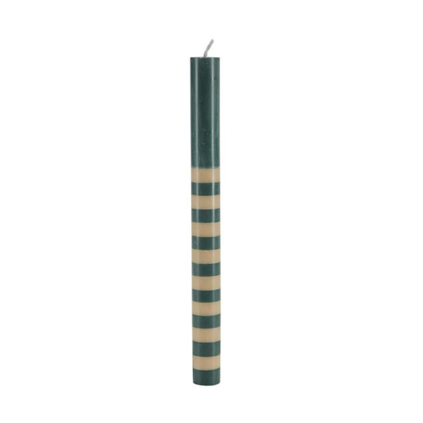 Bougie Singel - Beige/Vert