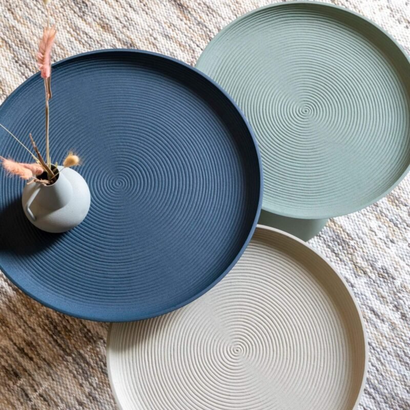 table d'appoint ringar - bleu - l – image 2