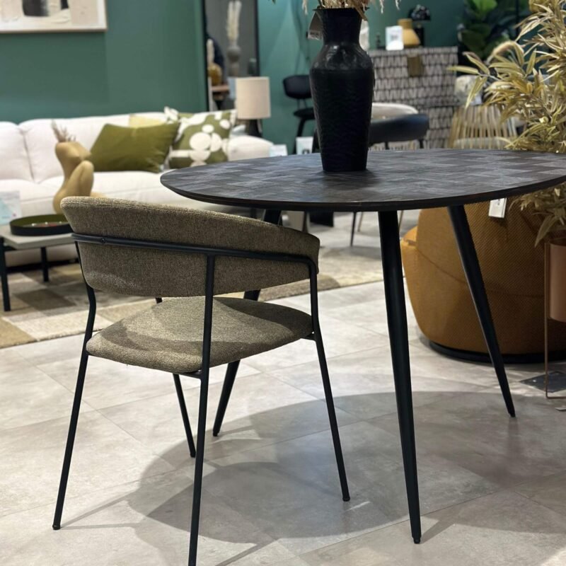 Chaise jojo - Toile - Kaki/Noir – Image 5