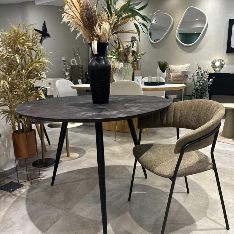 Chaise jojo - Toile - Kaki/Noir – Image 2