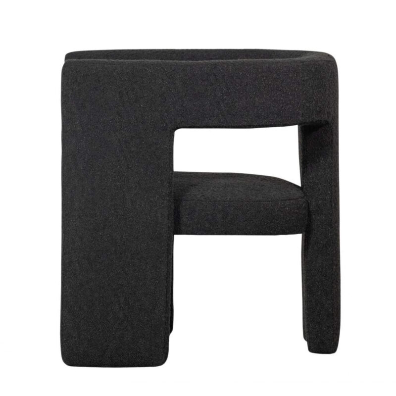 Fauteuil Tiwa - Bouclette - Gris anthracite – Image 8