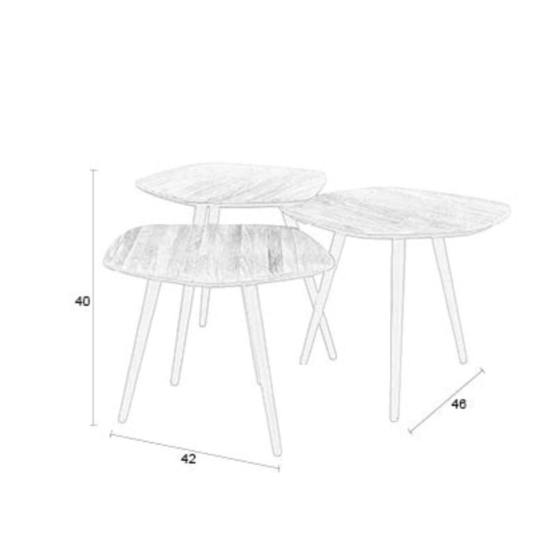 Set de 3 tables Cuties – Image 4