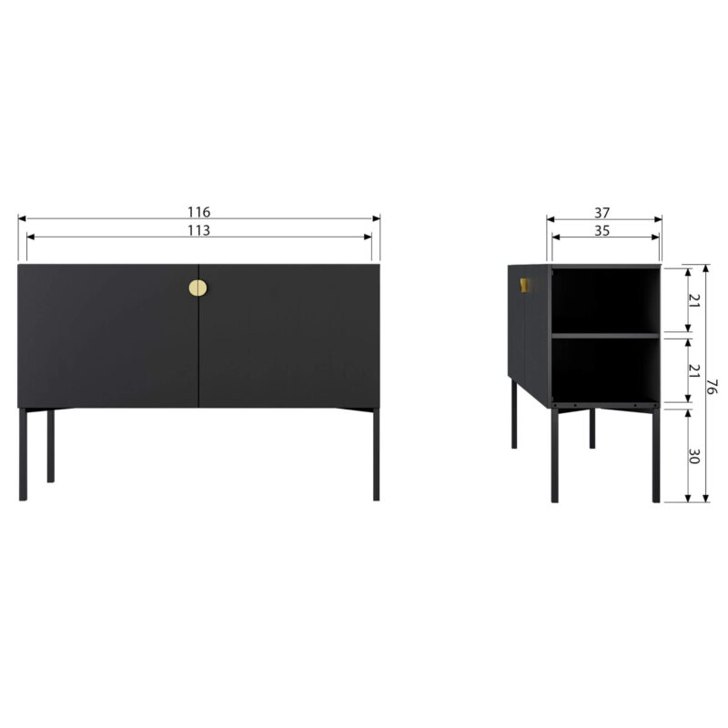 Buffet/console Hero - L 116 H 76 cm – Image 8