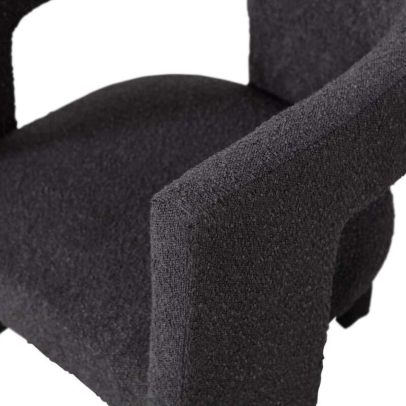 Fauteuil Tiwa - Bouclette - Gris anthracite – Image 9