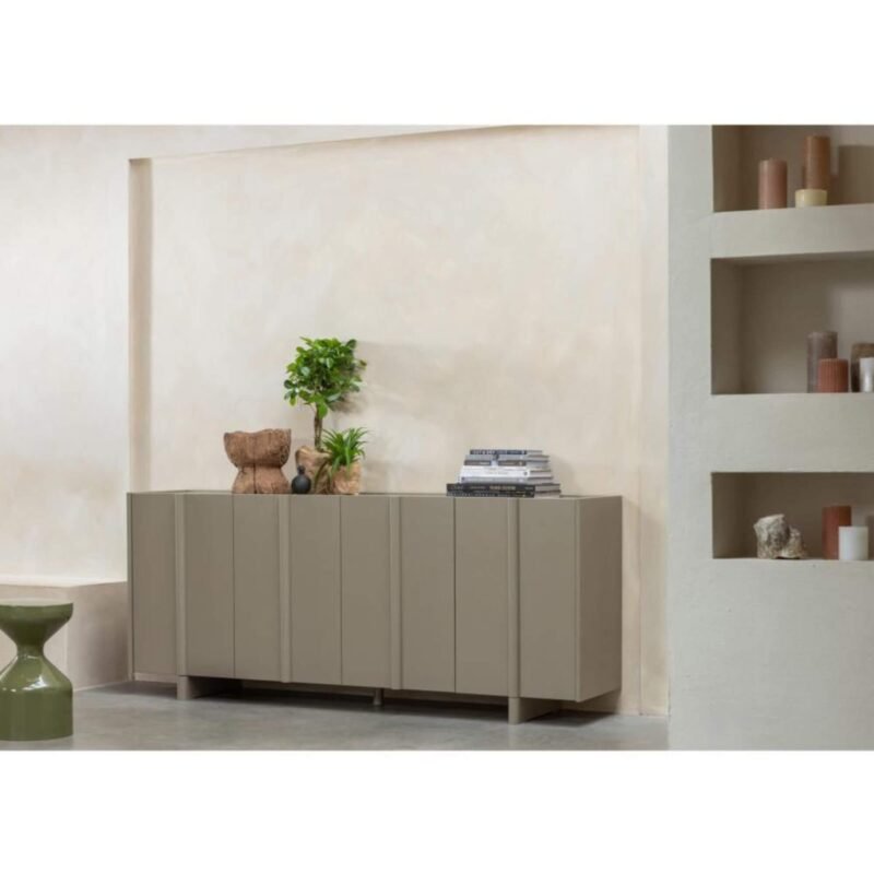 buffet basu - l 200 x h 85 cm - mud – image 7