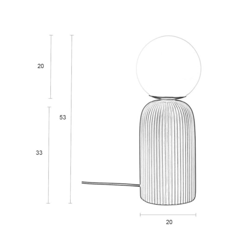 lampe à poser dash rice - m – image 8