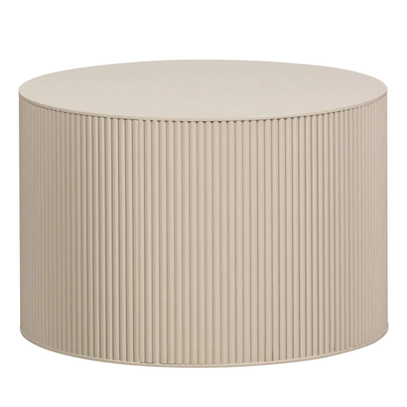 table basse sanne - ivoire - ø 60 cm