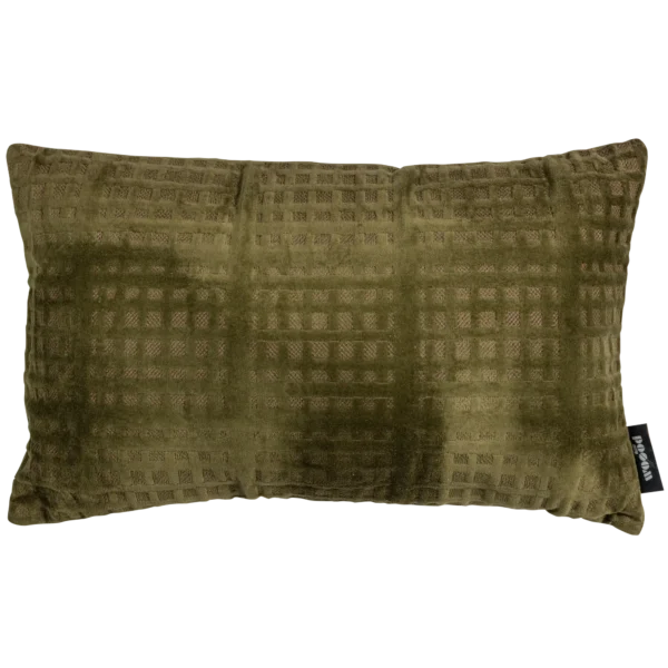 Coussin Lada Velours Vert Chaud