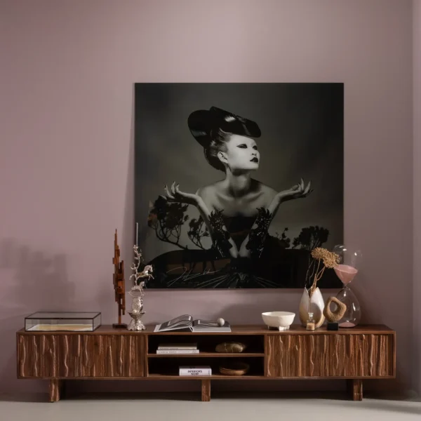 Grand Meuble TV Lavish - L 240 x H 35 x P 46 cm