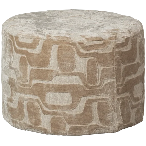 pouf yago tissu luxueux