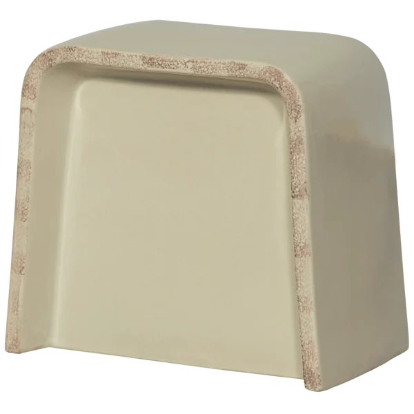Table d'Appoint Shoal en Céramique Cream - Design Chic