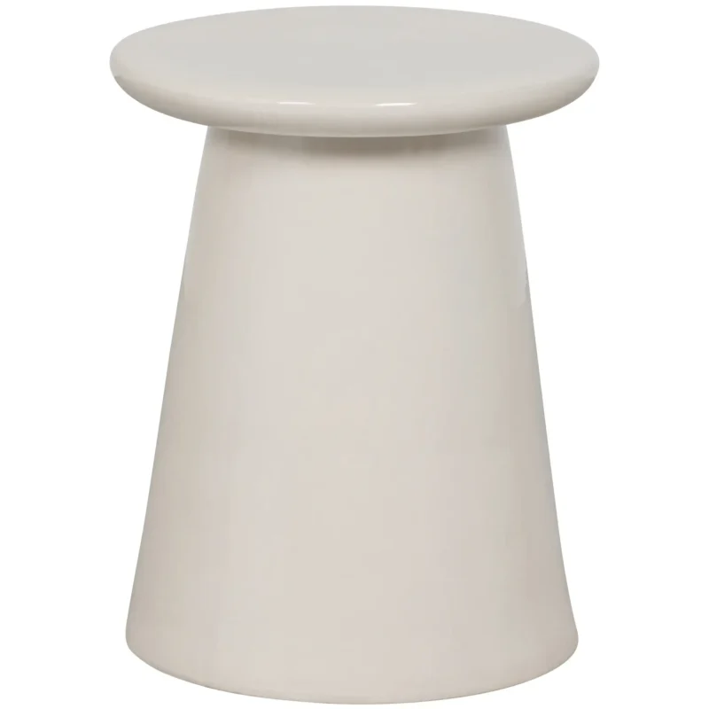 Table d'appoint button blanc