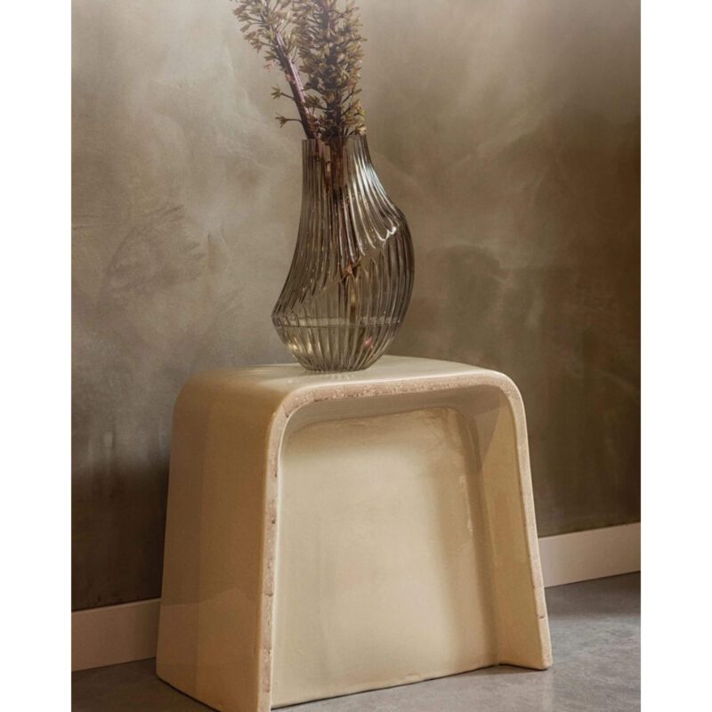 Table d'Appoint Shoal - Céramique Cream – Image 2