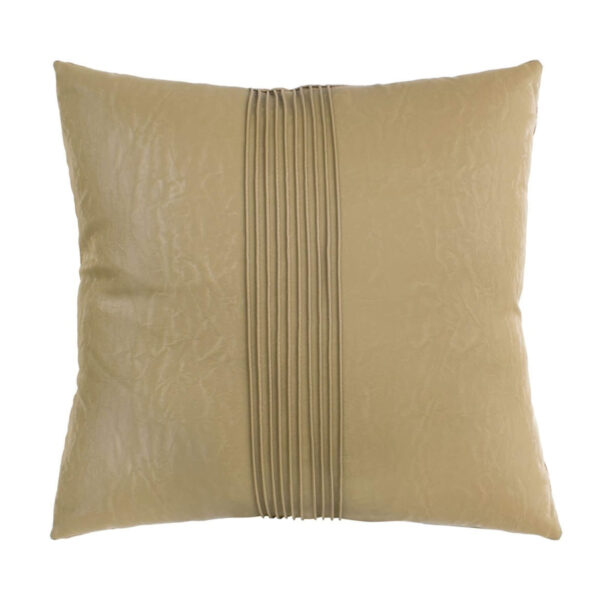 Coussin Leather Look - Vert - 40 x 40 cm