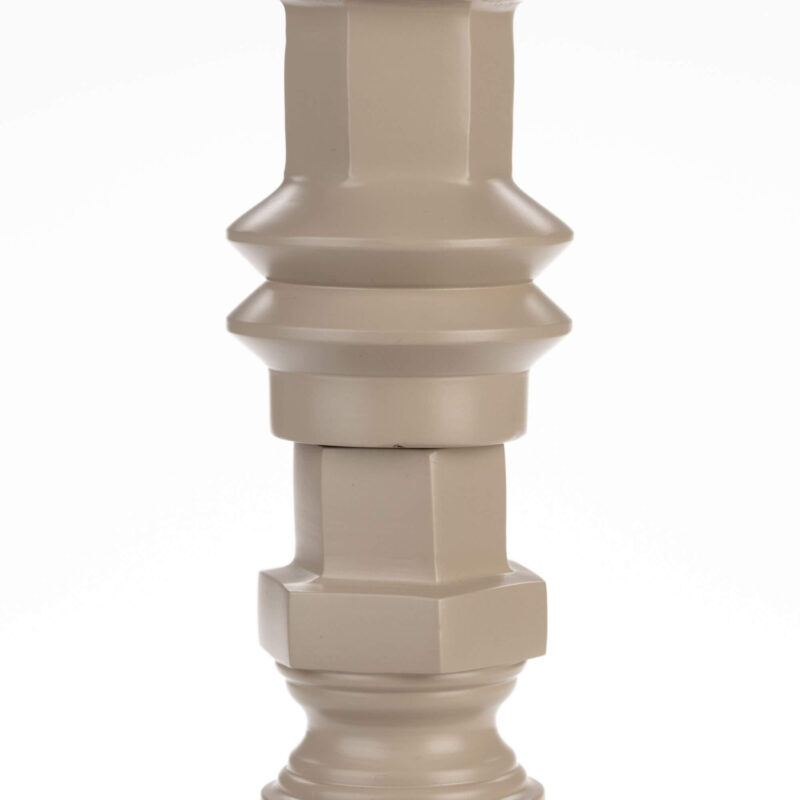 Bougeoir Totem - Taupe - M – Image 3