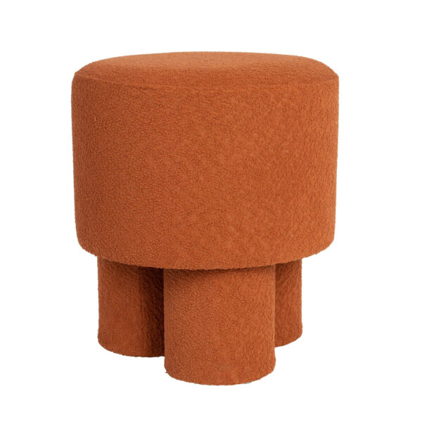 Pouf Marcos - Terracota - Ø 40 x H 44 cm