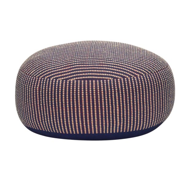 Pouf Mochi - Ø 75 x H 35 cm - Bleu