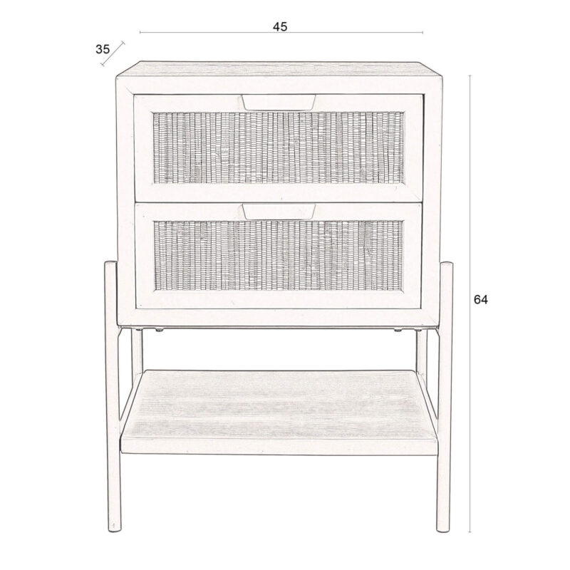 Grande Table de chevet Yasu – Image 7