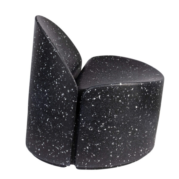 Fauteuil Lounge Bloom - Noir - Outdoor