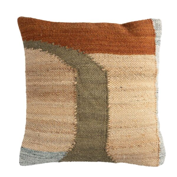 Coussin Pavilion - Laine/Jute/coton - 45 x 45 cm