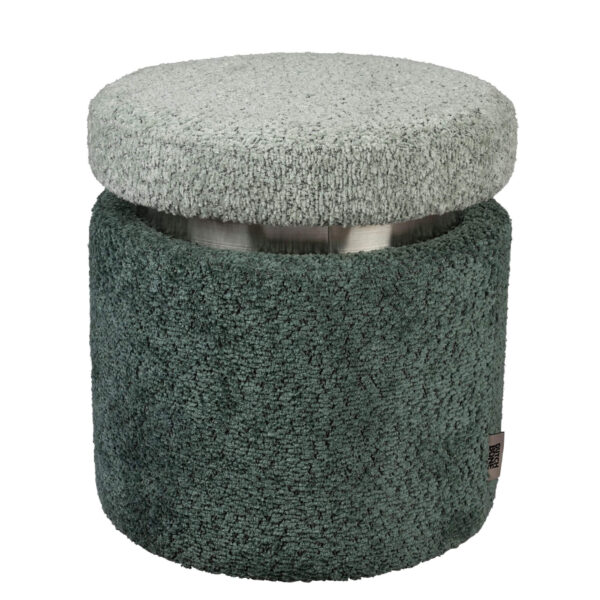 Pouf Sen - Vert - ø 39 x H 40 cm