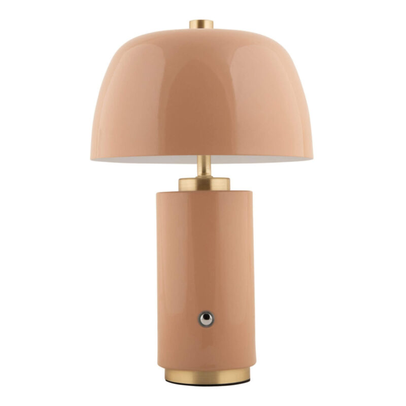 Lampe à poser Freya - Ø 18 x H 30 cm - Peach