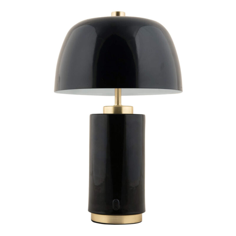 Lampe à poser Freya - Ø 18 x H 30 cm - Noir – Image 5