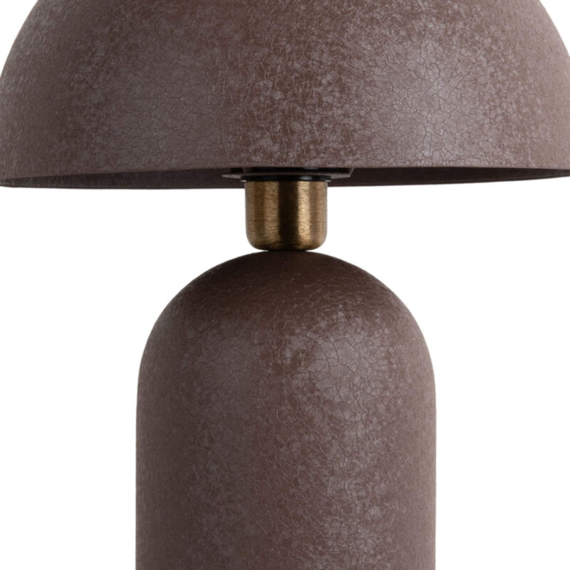 Lampe à poser Boaz - Ø 31 x H 43 cm - Marron – Image 3