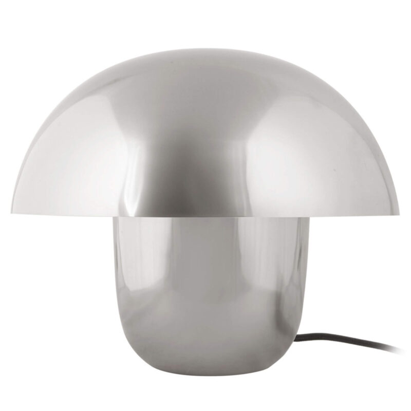 Grande Lampe à poser Mushroom -  Ø 40 x H 35 cm - Silver