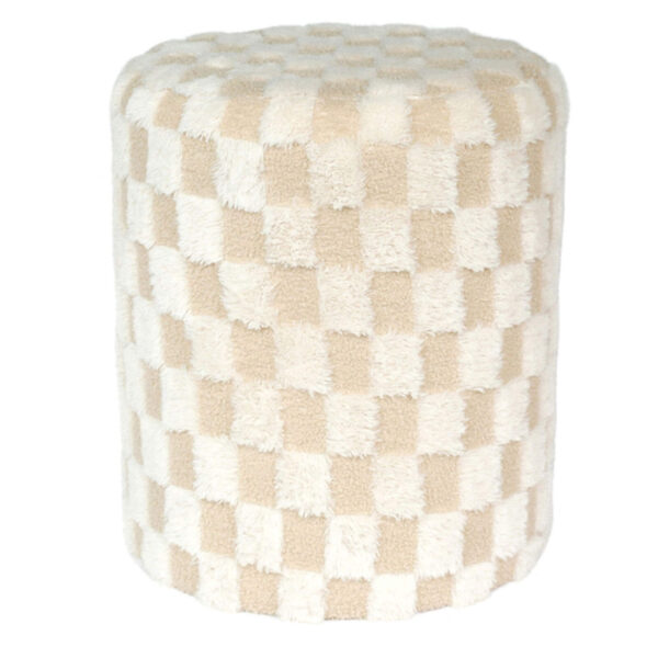Pouf Checker - Ø 41 x H 48 cm