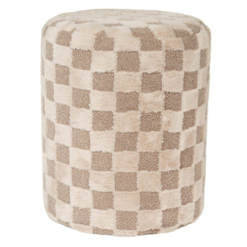 Pouf Checker - Ø 36 x H 43 cm