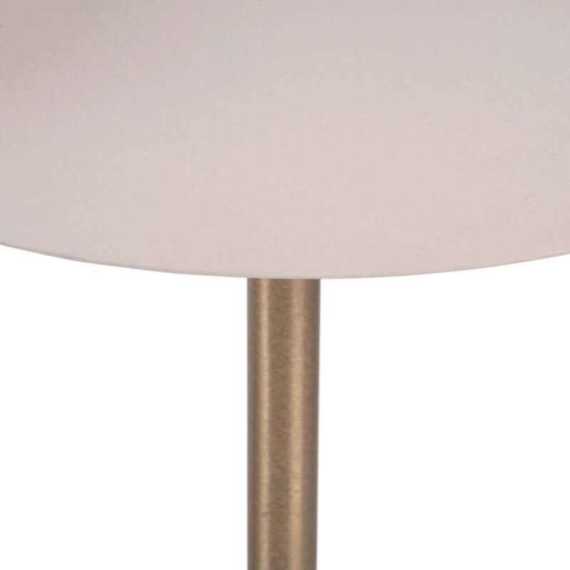 Table d'appoint Dex - Taupe - Ø 40 x H 41,5 cm – Image 3