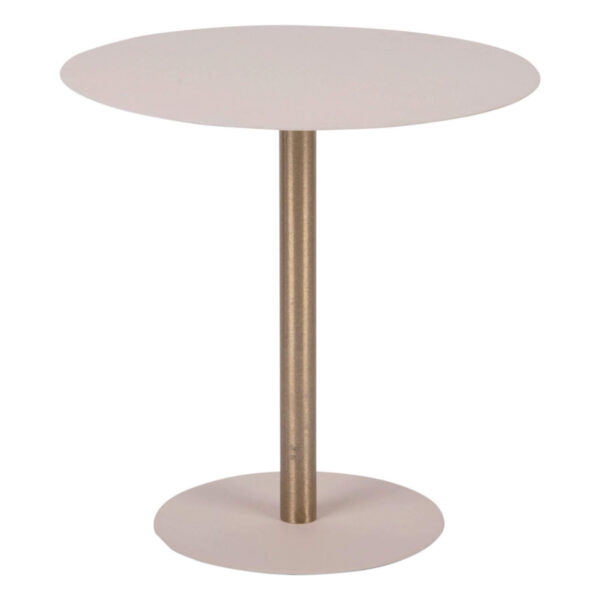 Table d'appoint Dex - Taupe - Ø 50 x H 51 cm