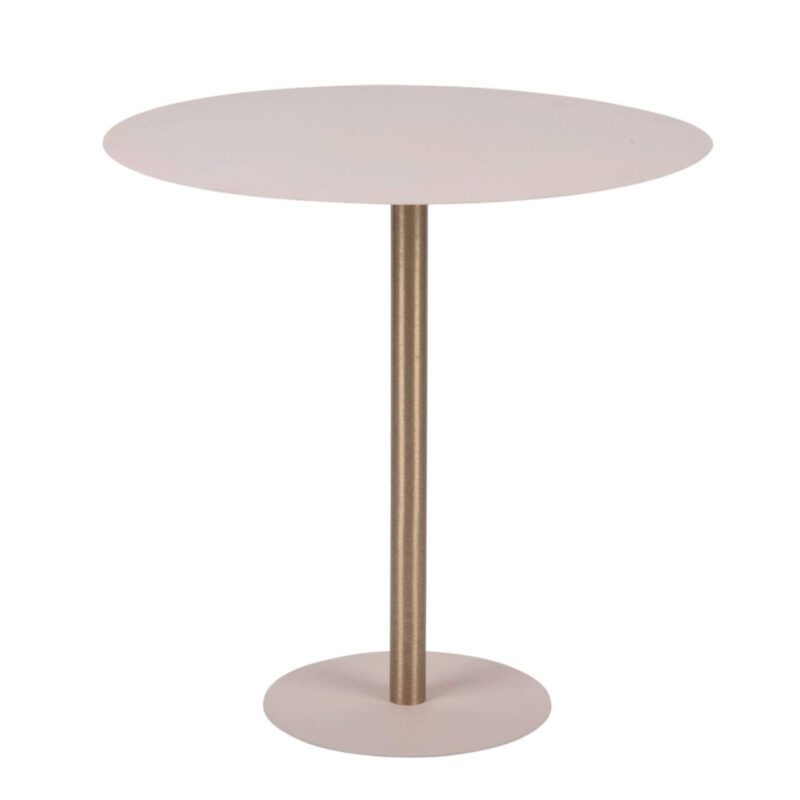 Table d'appoint Dex - Taupe - Ø 40 x H 41,5 cm