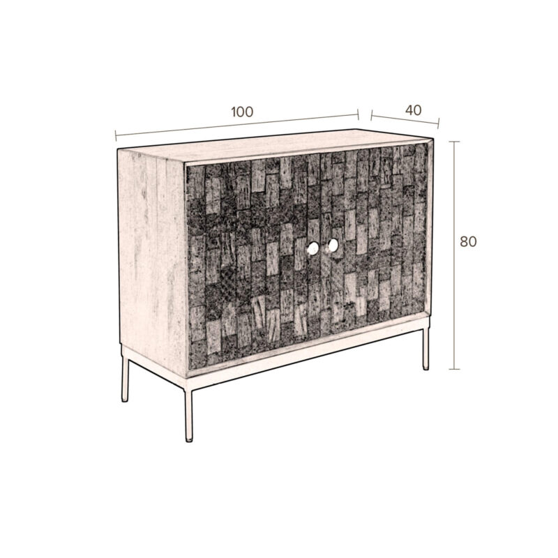Cabinet Chisel - L 100 x H 80 cm – Image 13