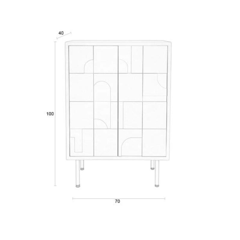 Cabinet bas Funk - H 100 x L 70 cm – Image 10