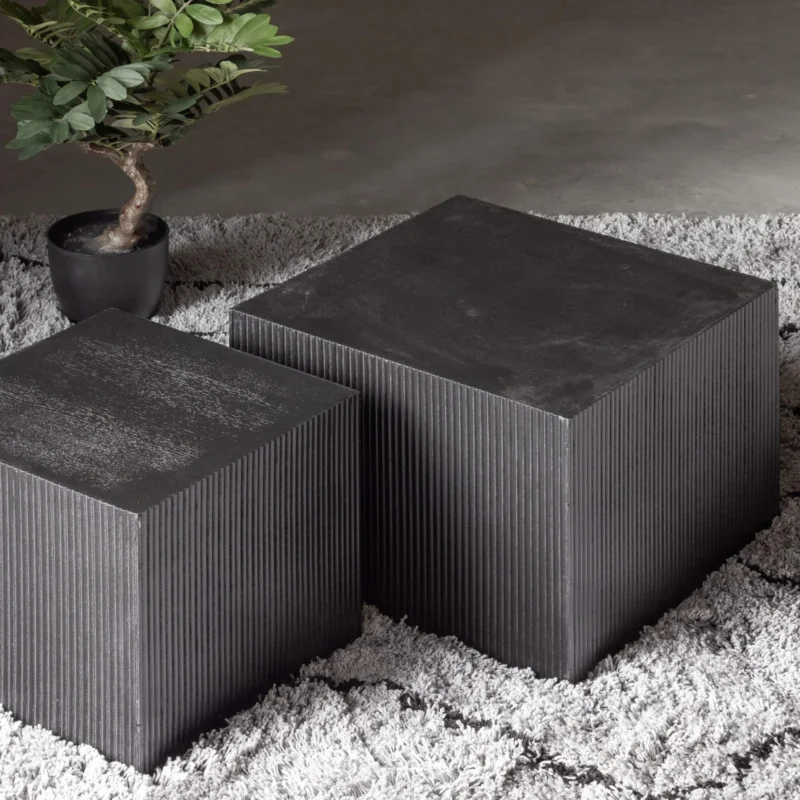 set de 2 tables basses sanne