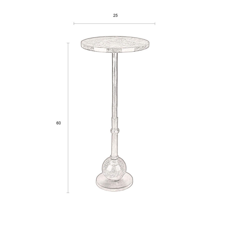 Table d'appoint Everest verte - Ø 25 x H 60 cm – Image 5