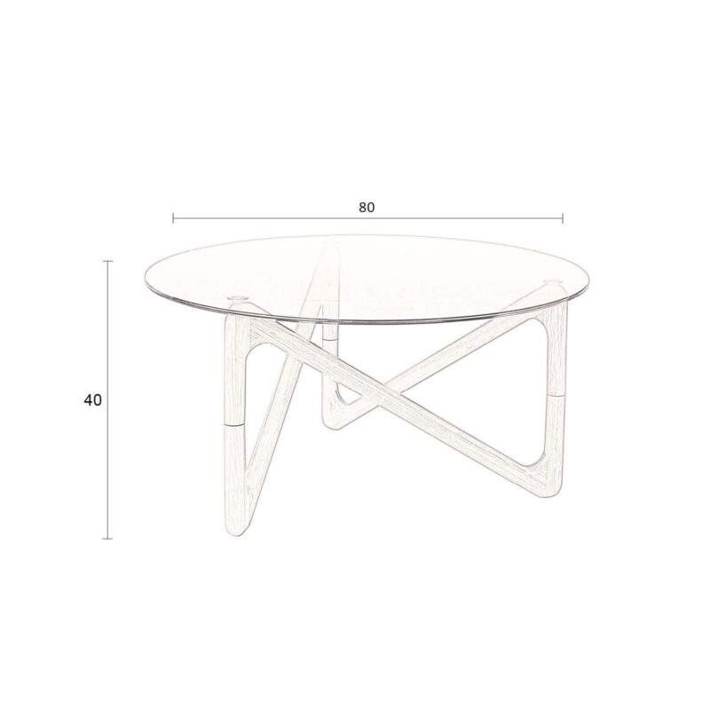 Table Basse Naia - Ø 80 x H 40 cm – Image 10