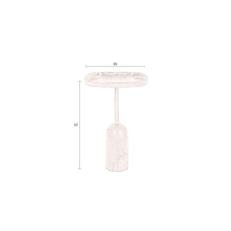 Table d'appoint Rimo - Ø 35 x H 57 cm – Image 10