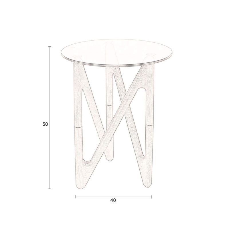 Table d'appoint Naia - Ø 40 x H 50 cm – Image 8