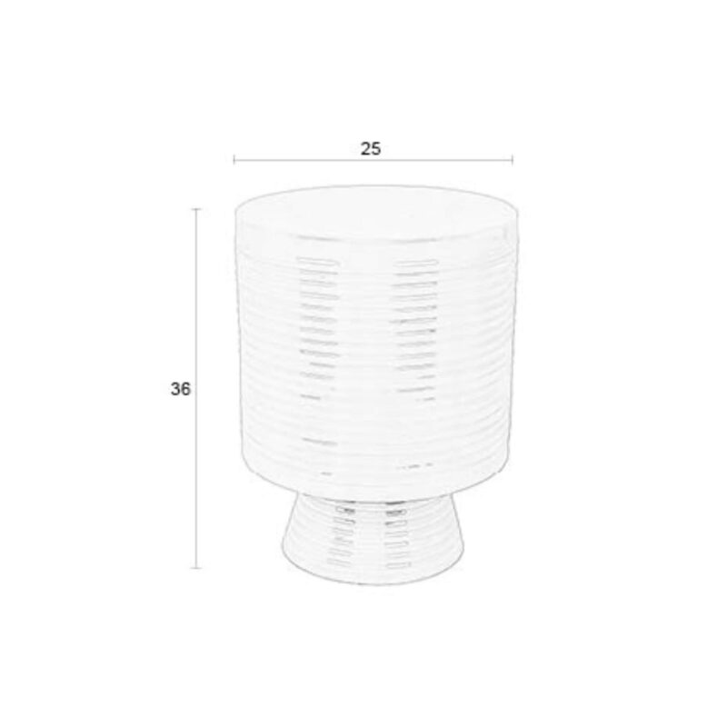 Table d’appoint Sven - Ø 25 x H 36 cm – Image 6