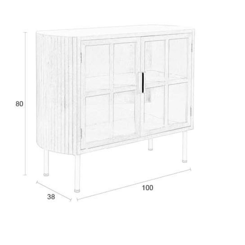 Cabinet Yaz - L 100 x H 80 cm – Image 8