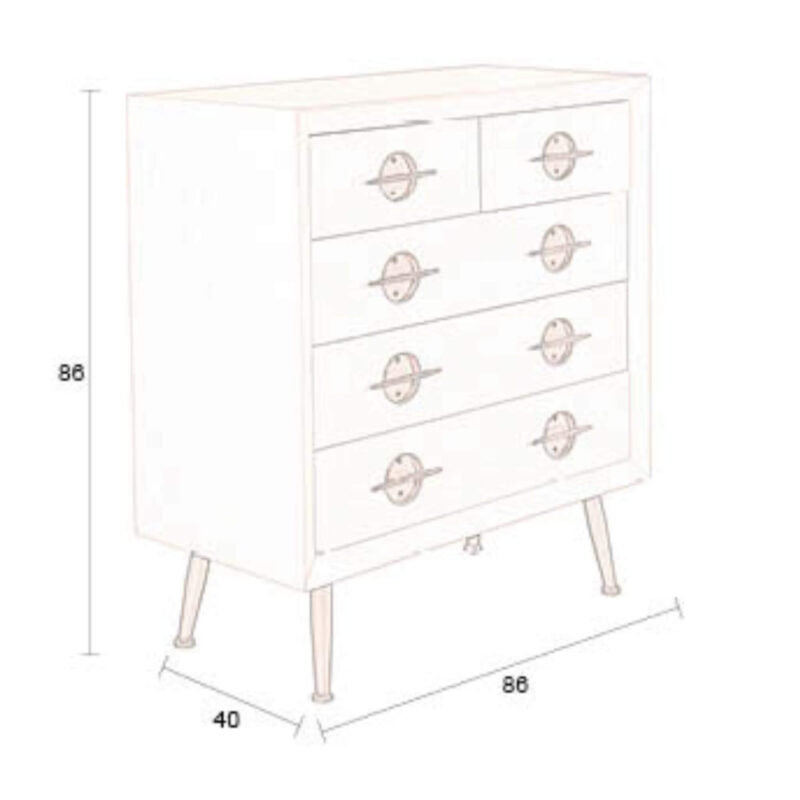 Cabinet Edson - L 86 x H 86 cm – Image 12