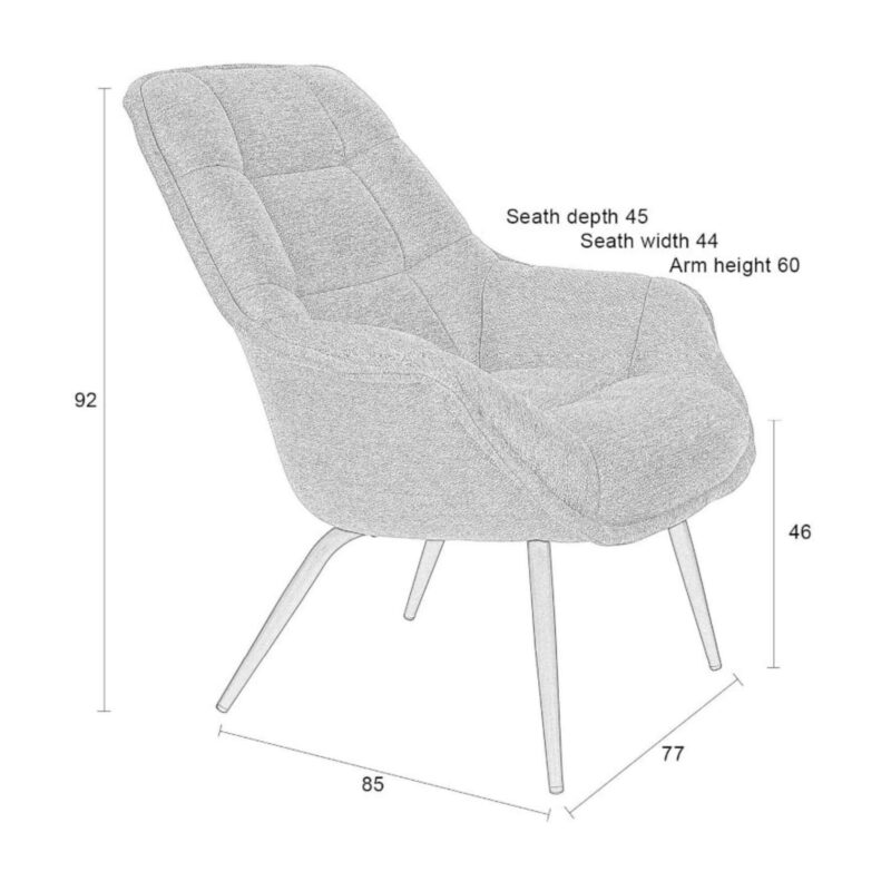 Fauteuil Lounge Thomas – Image 13