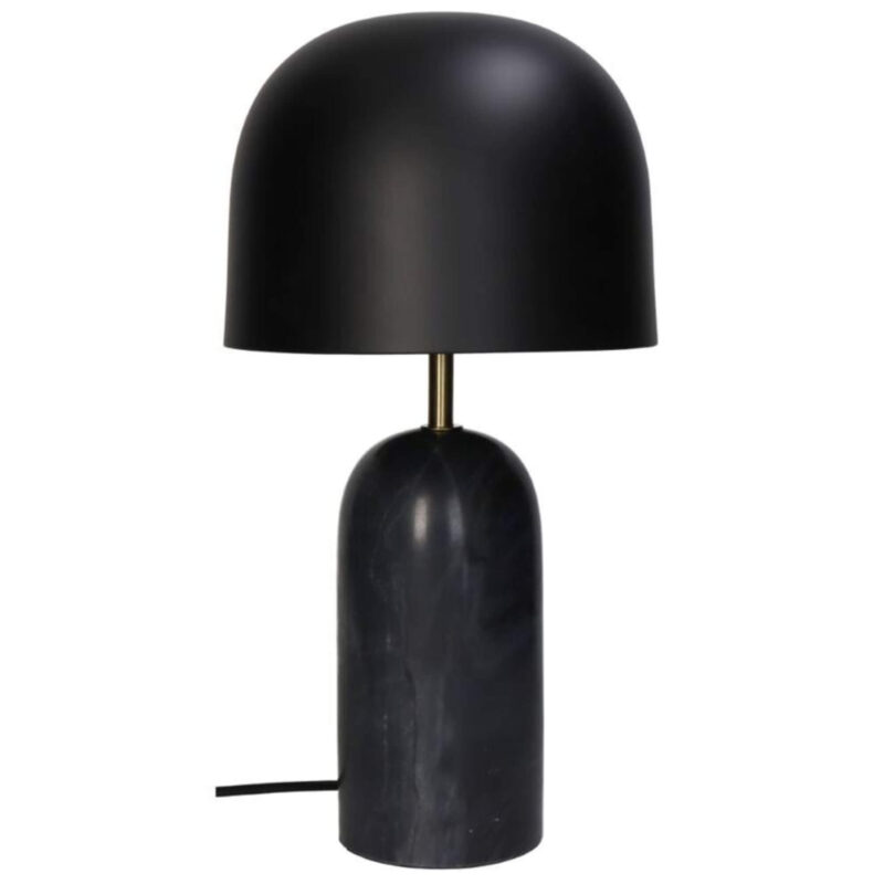 Lampe à poser Nash - Ø 20 x H 39 cm - Noir